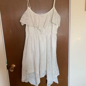 Flowy Cream Lace Dress